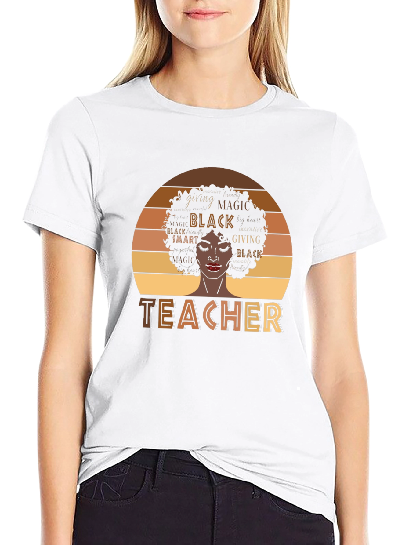 Black Teacher Magic T-Shirt