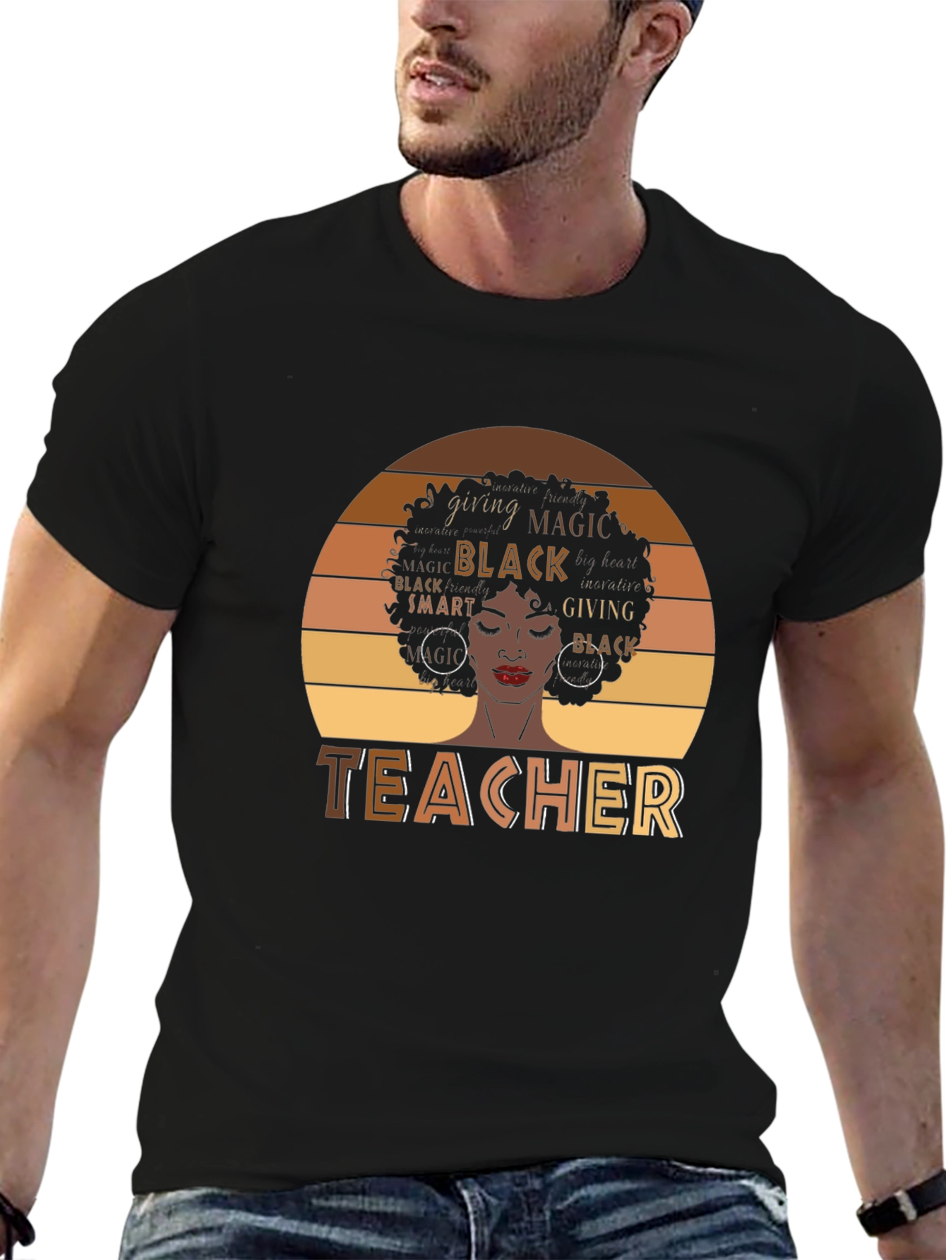 Black Teacher Magic T-Shirt