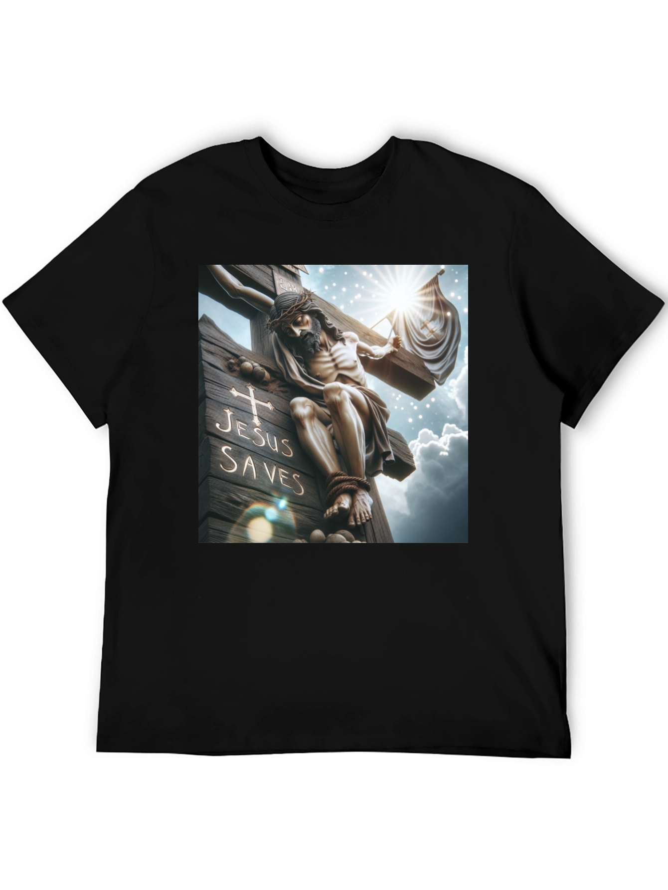 Jesus Saves Graphic T-Shirt