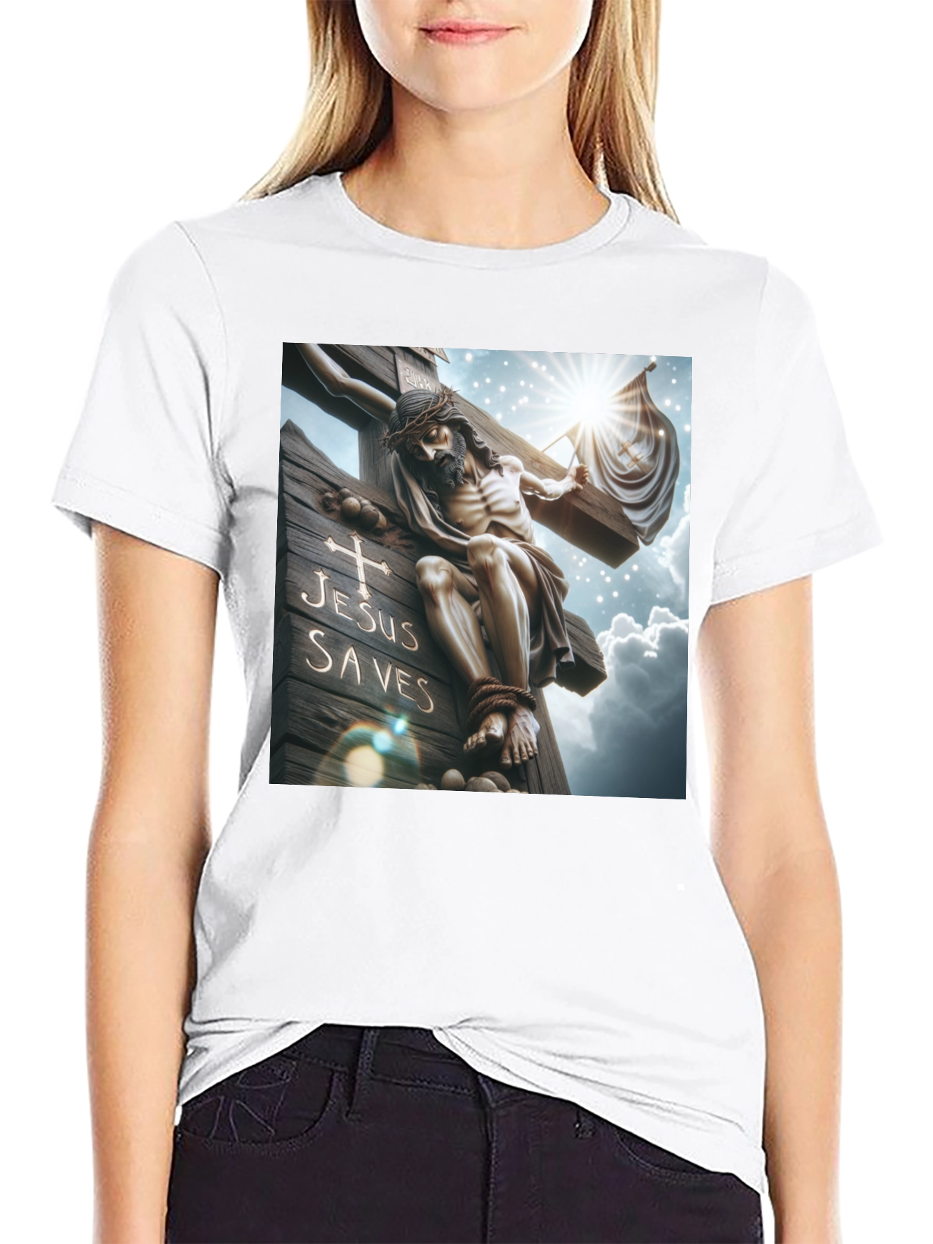 Jesus Saves Graphic T-Shirt