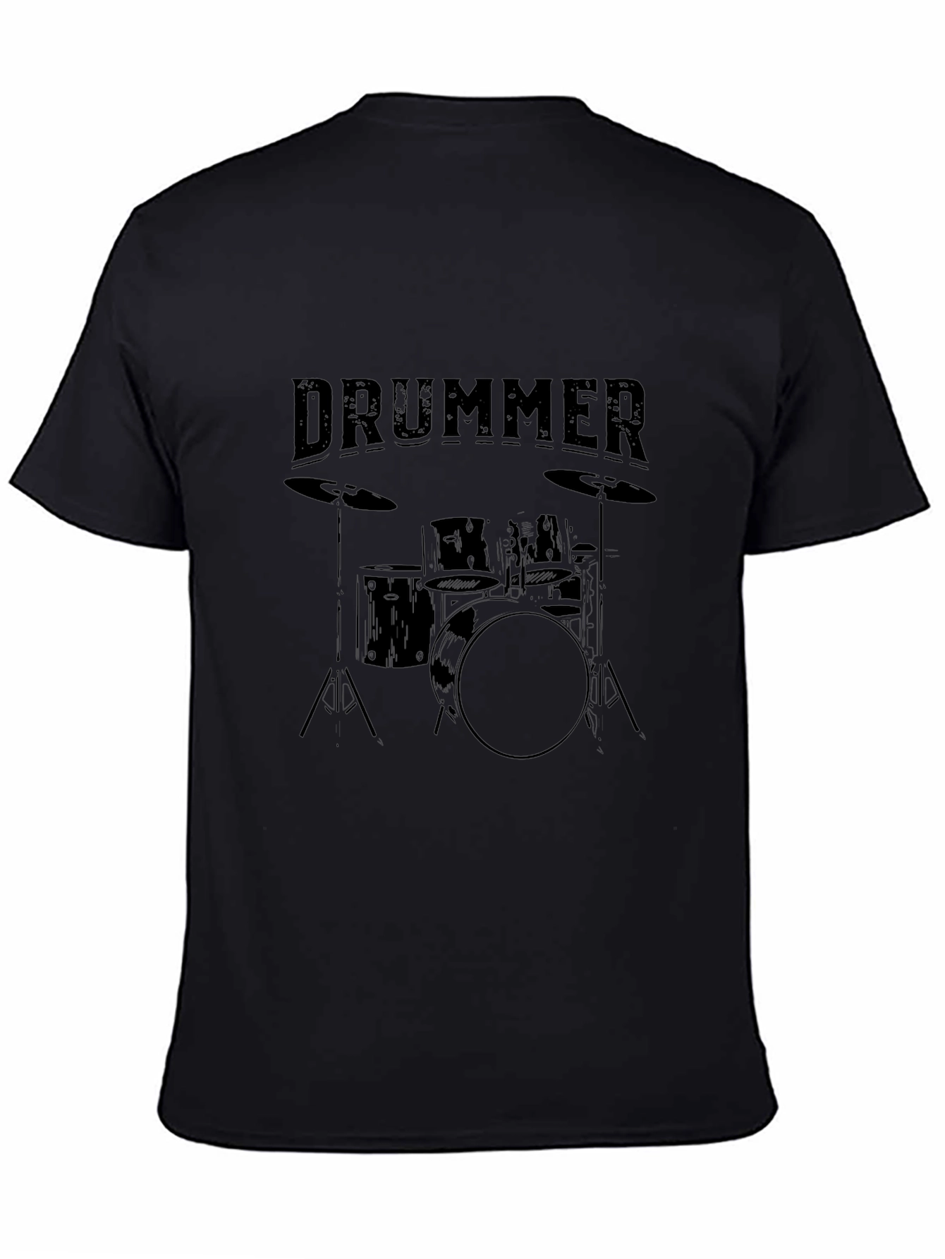 Drummer T-Shirt - Black Music Tee