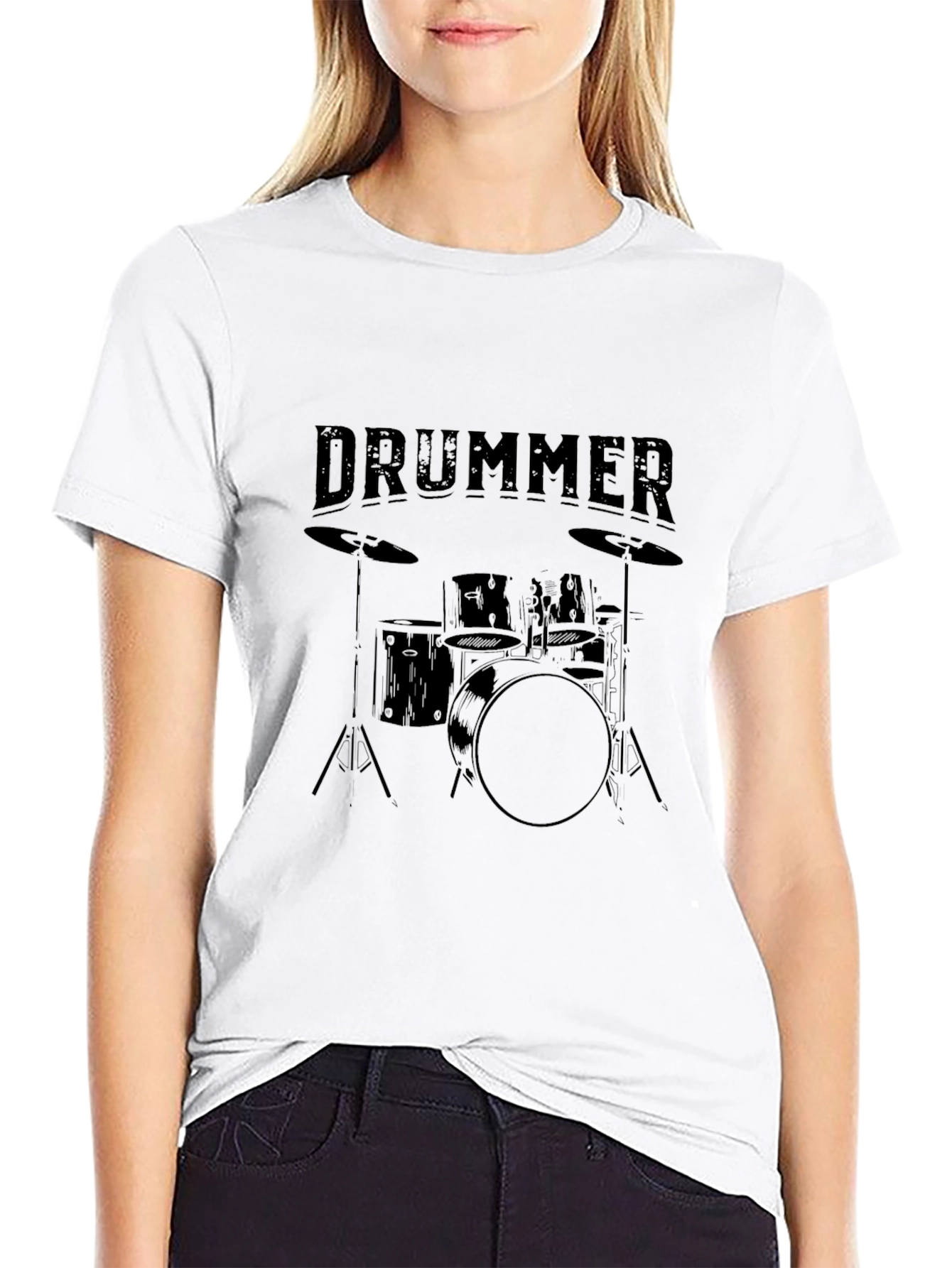Drummer T-Shirt - Black Music Tee