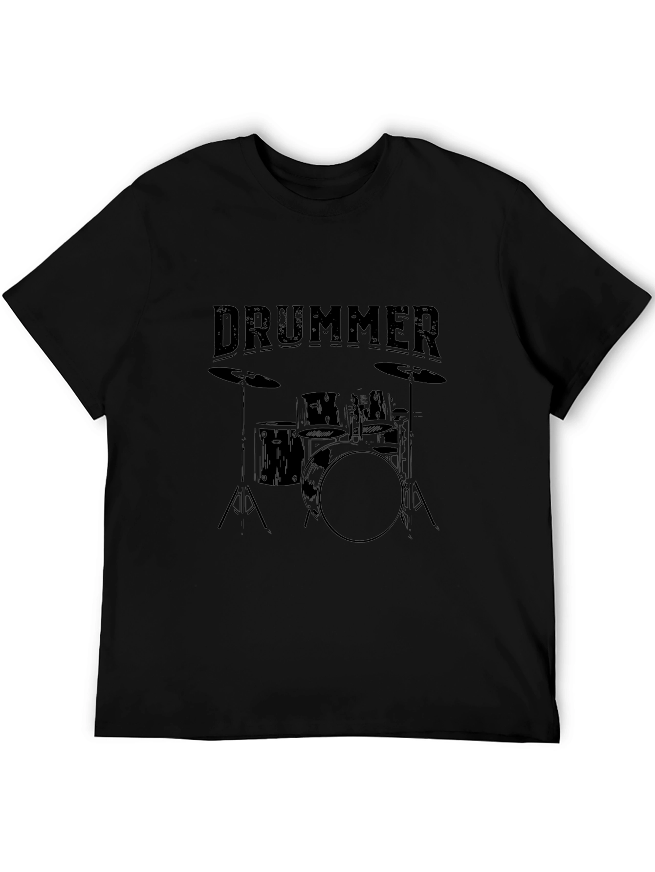 Drummer T-Shirt - Black Music Tee