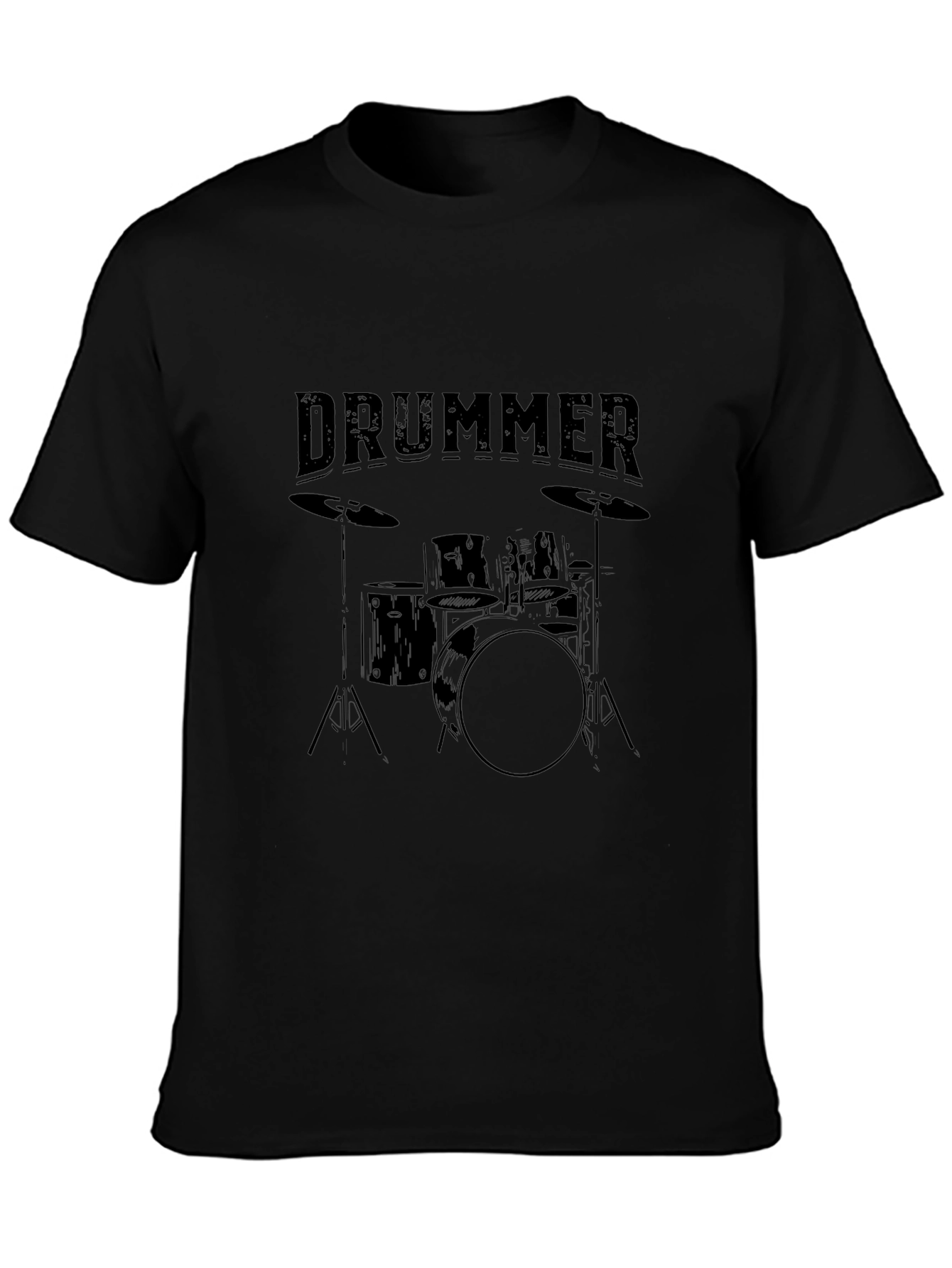 Drummer T-Shirt - Black Music Tee