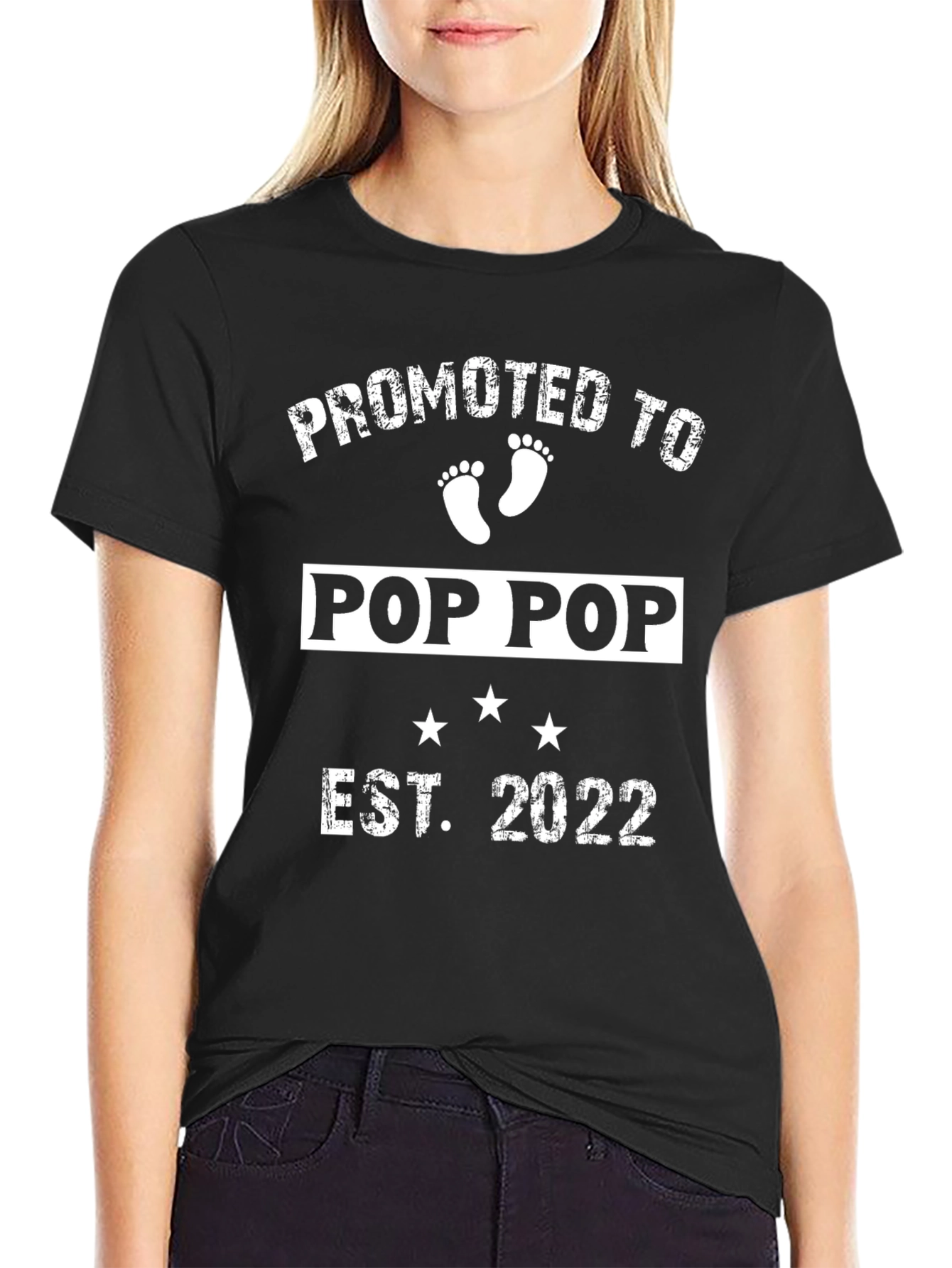Promoted to Pop Pop Est. 2022 T-Shirt