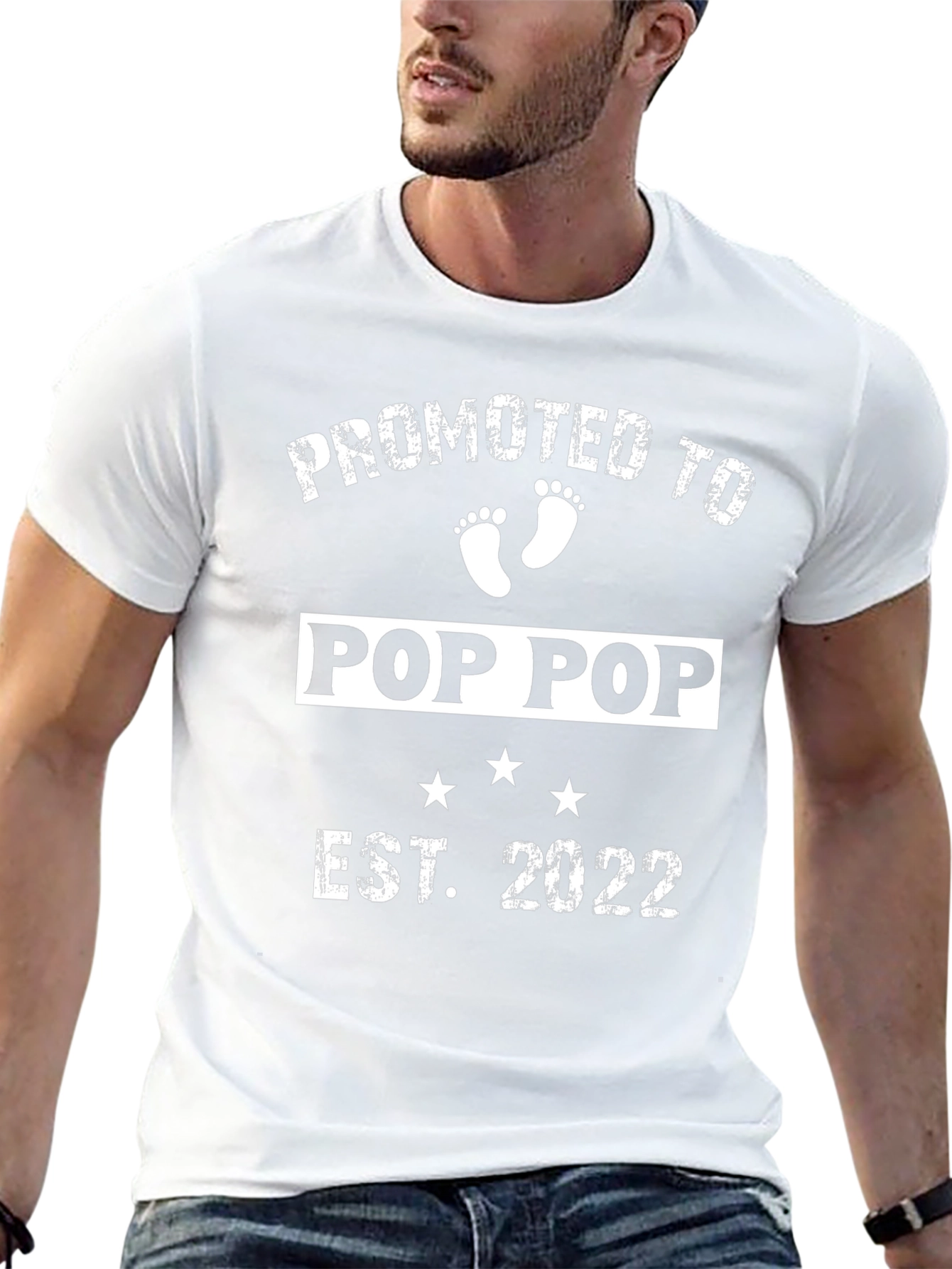Promoted to Pop Pop Est. 2022 T-Shirt