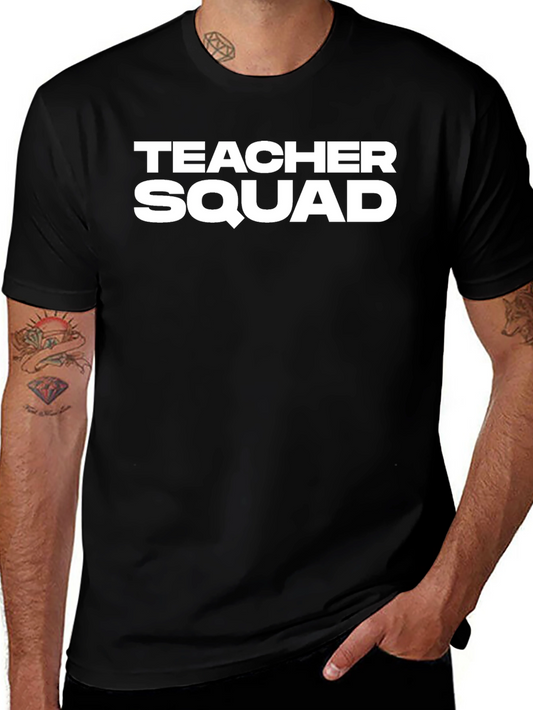 Teacher Squad Crewneck T-Shirt