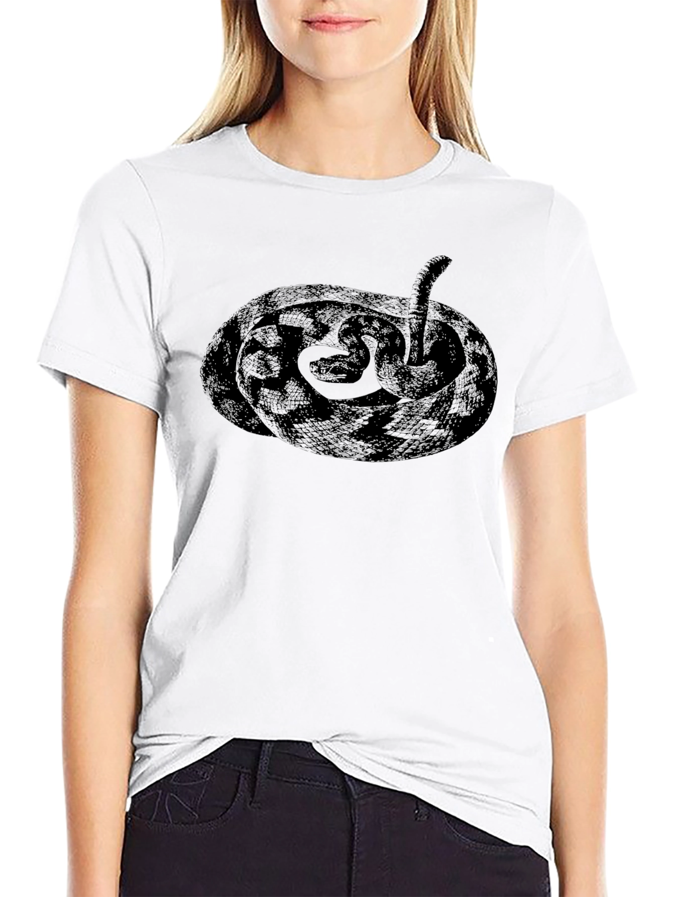 Snake Graphic Tee - Cool Design Soft Cotton