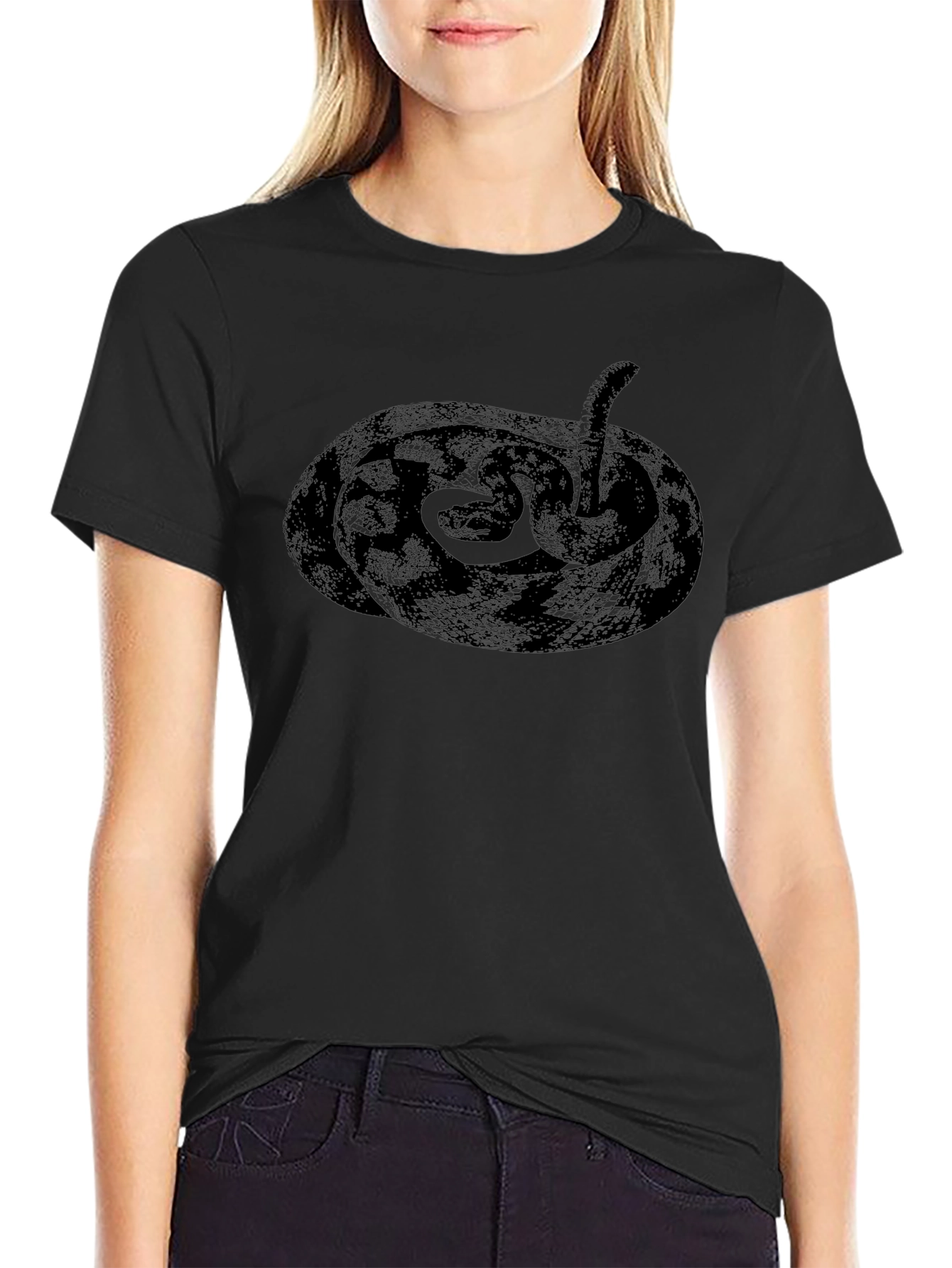 Snake Graphic Tee - Cool Design Soft Cotton