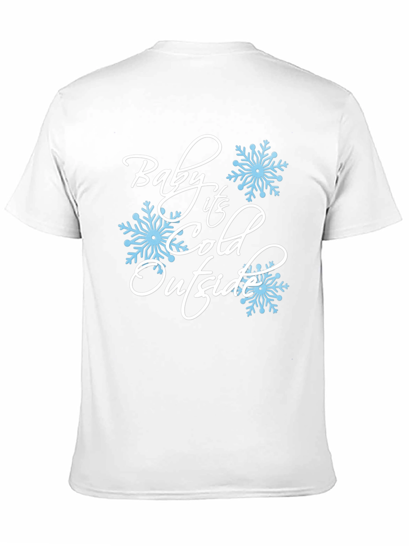 Baby Its Cold Outside Black Graphic Tee