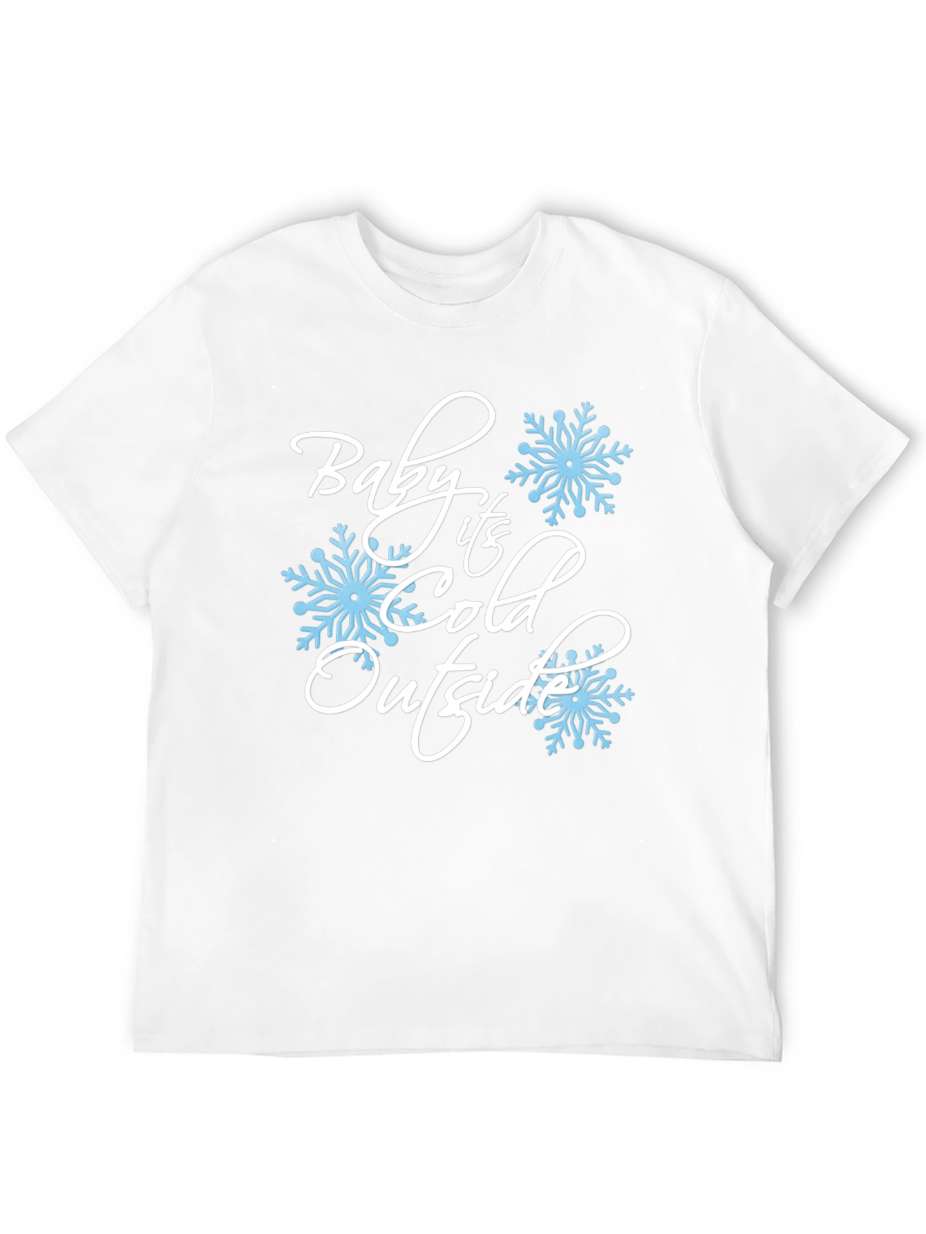 Baby Its Cold Outside Black Graphic Tee