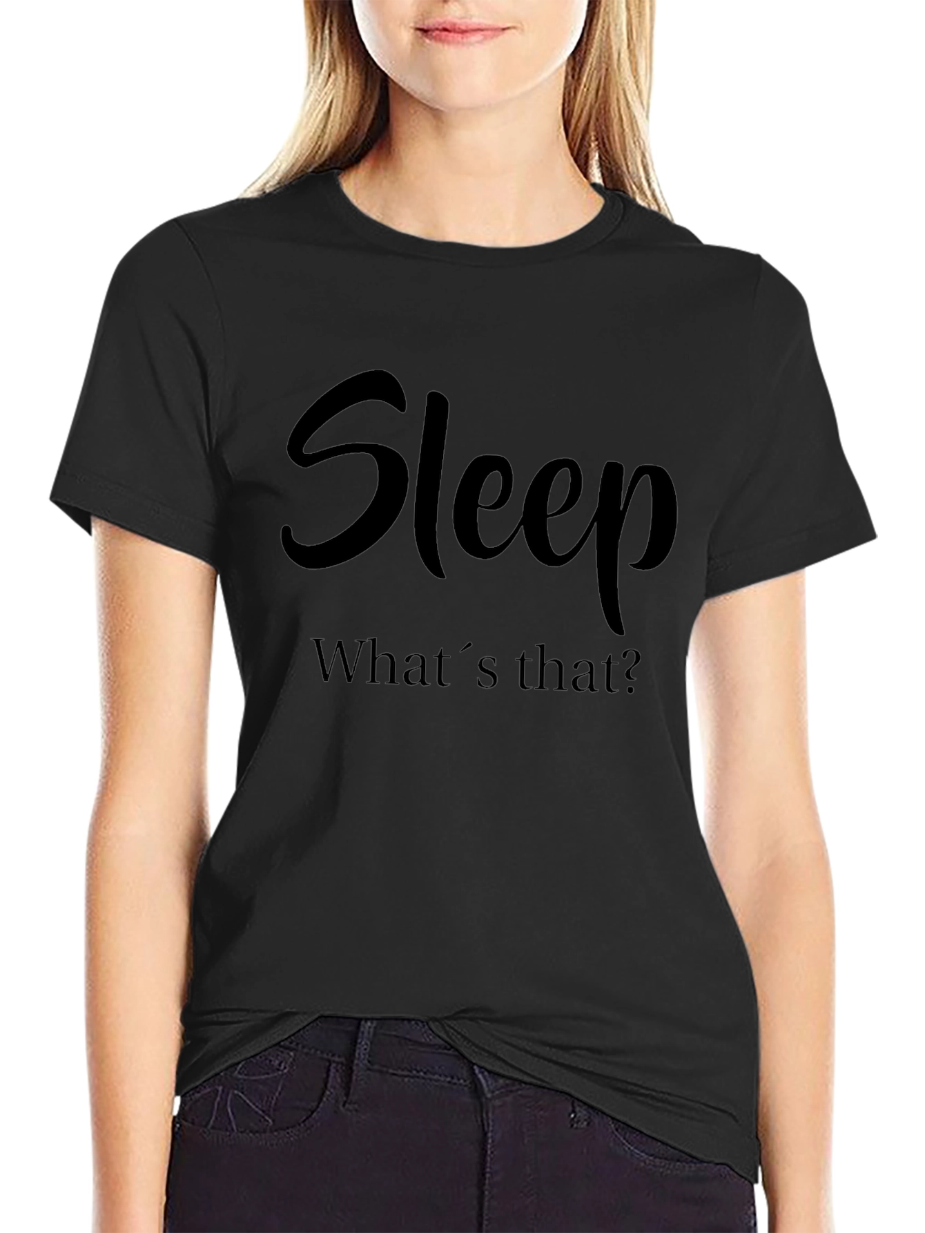 Funny Sleep Deprived T-Shirt - Whats That?