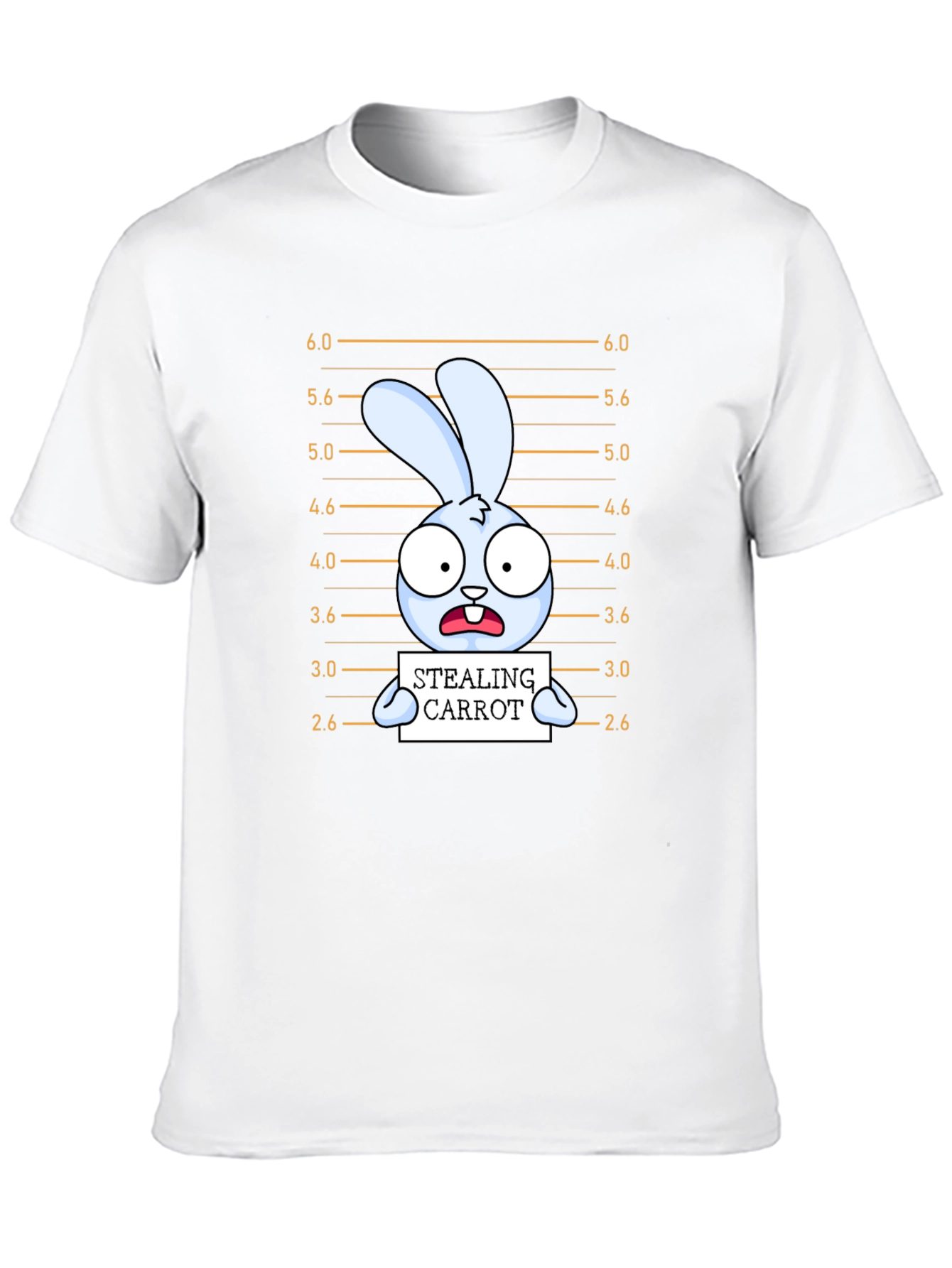 Stealing Carrot Rabbit Graphic T-Shirt