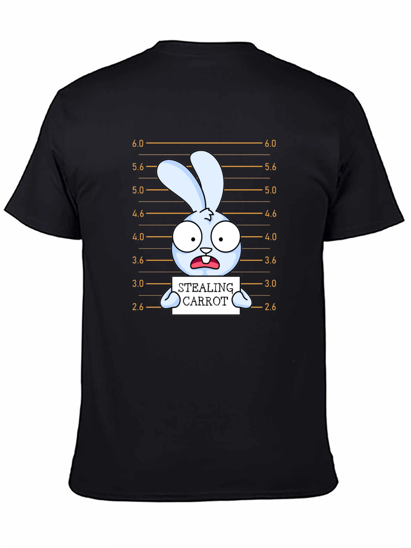Stealing Carrot Rabbit Graphic T-Shirt