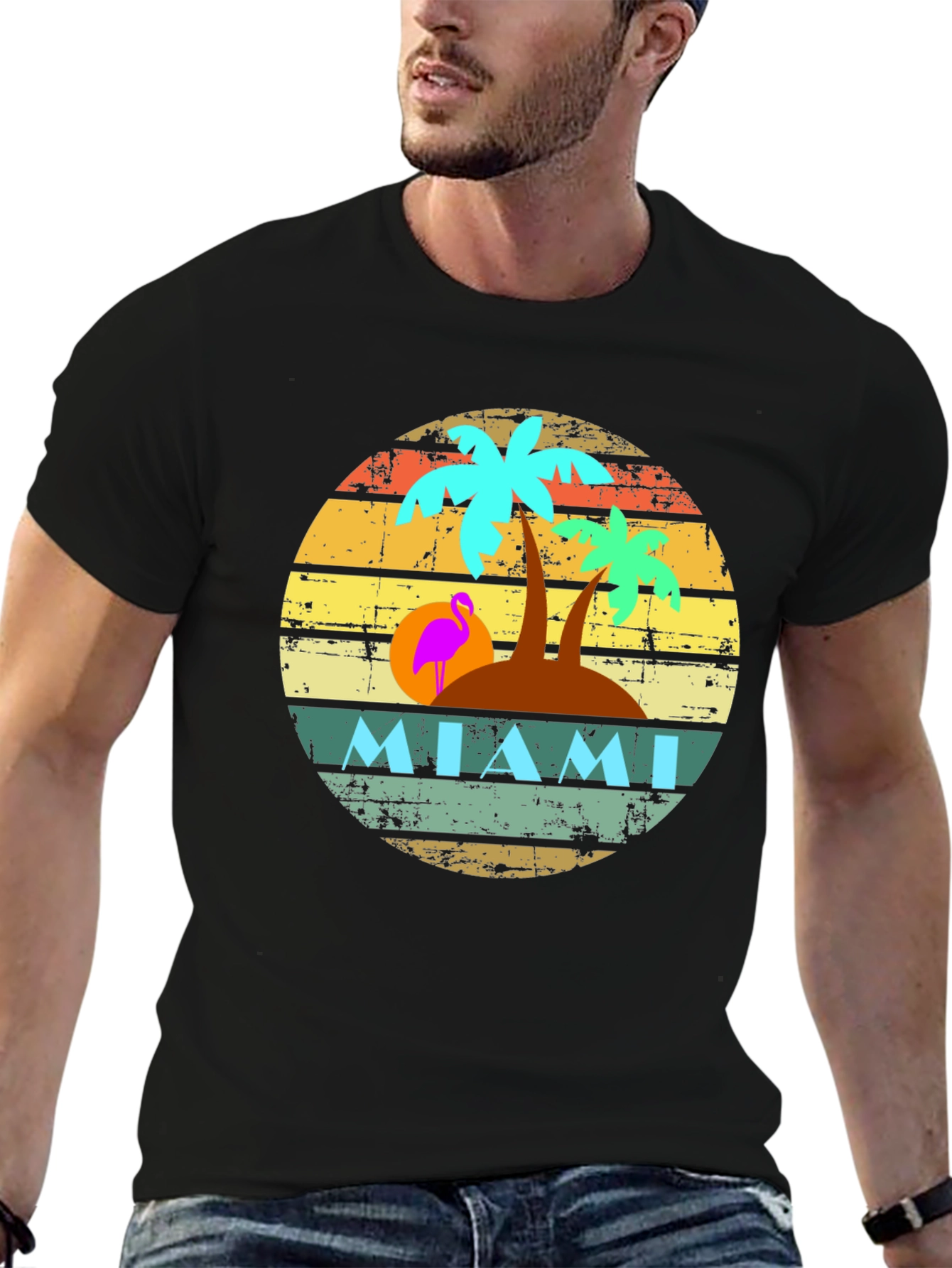 Retro Miami Beach T-Shirt