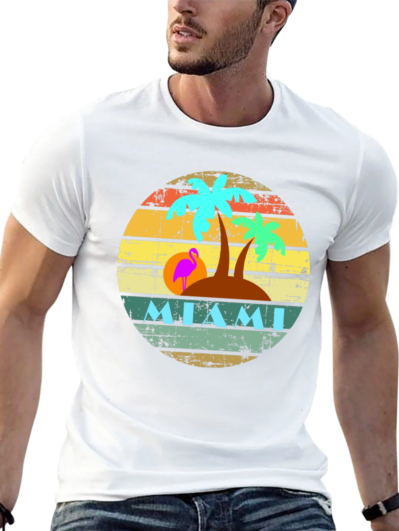 Retro Miami Beach T-Shirt